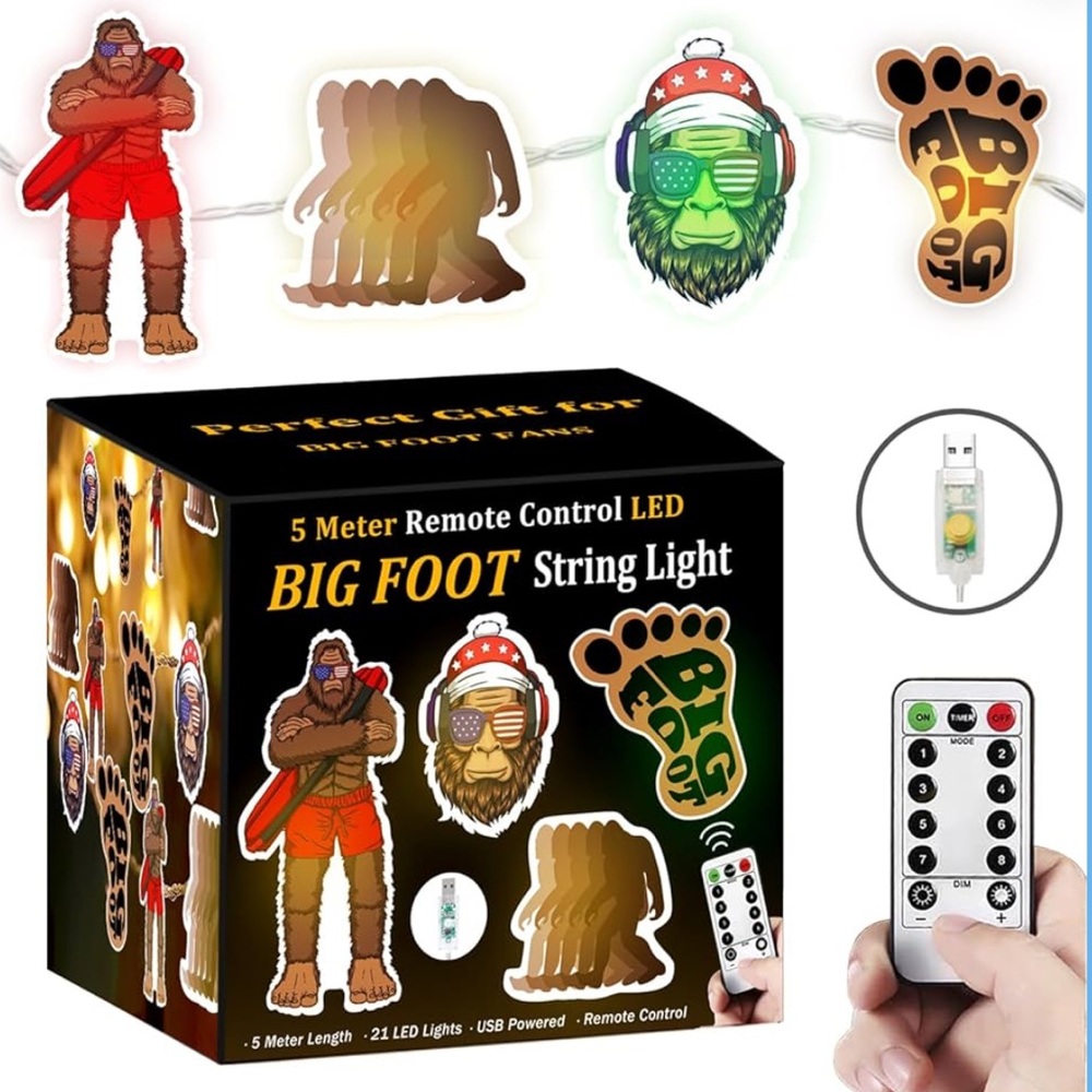 Big Foot String Light with Remote Control